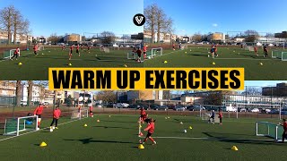 Fun Warm Up Exercises | Football - Soccer Training | U11 - U12 - U13 - U14