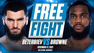 When Artur Beterbiev BATTERED Marcus Browne | FREE FIGHT