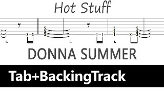 Donna Summer - Hot Stuff / Guitar Tab+BackingTrack