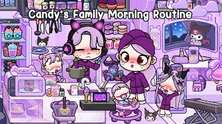 Candy’s Family Morning Routine at the Kuromi House 😈🏠Avatar World | Pazu