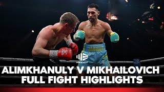 Janibek Alimkhanuly v Andrei Mikhailovich 🥊💥 | Full Fight Highlights | Main Event | Fox Sports AUS