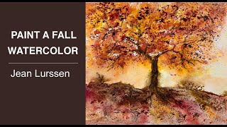 Watercolor: Paint a Fall Scene