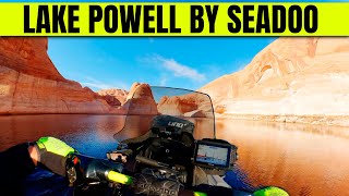 EXPLORING HIDDEN PARTS OF LAKE POWELL ON MY SEADOO