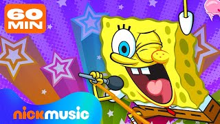 Every SpongeBob Song Ever! 🧽🎤 60 Minutes | Nick Music