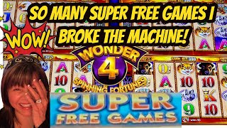 MAX BET-HOW MANY SUPER FREE GAMES? BIG WIN!