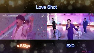 'love shot' 2split video【n.SSign】→【EXO】