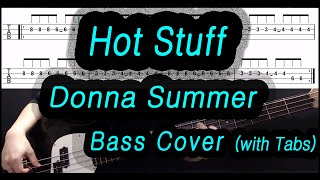 Donna Summer - Hot stuff (Bass cover with tabs 042)