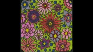 Little Flower Tile Tangle║Doodle║Tiffany Lovering